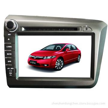 Car DVD player with GPS navigation system for new civic